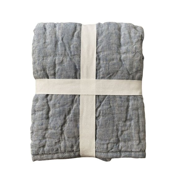 Pottery Barn Belgian Flax Linen Hand-Stitched Sham 26 inches X 20 inches NEW - Picture 5 of 5